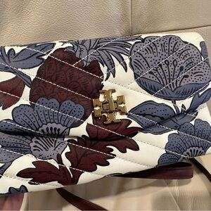 Tory Burch Floral Quilted Crossbody Clutch